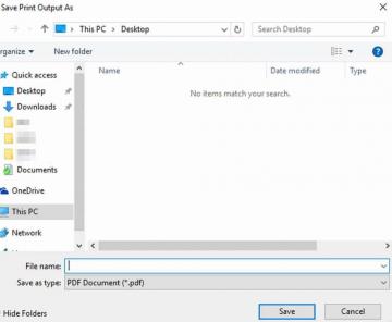 Как сохранить электронное письмо как файл PDF
