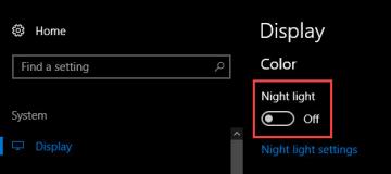 Come abilitare e configurare la funzione Luce notturna in Windows 10