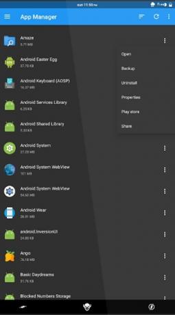 „Android“ failų tvarkyklės programos stebina failų tvarkyklę