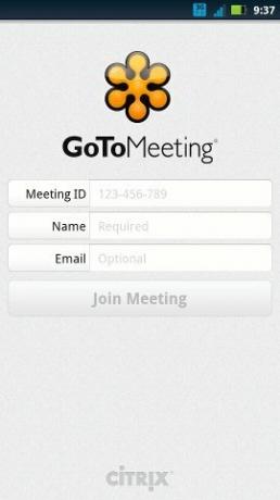 piccole app per affari: vai alla riunione