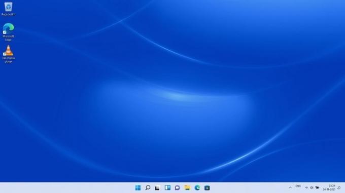 „Windows11“ vartotojo profilis „Bare Desktop“.
