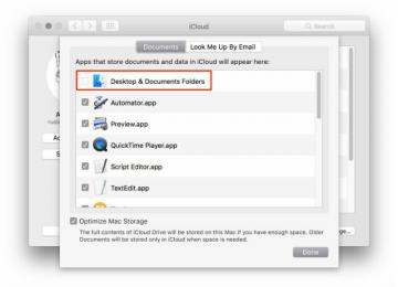 Løsning af problemer med iCloud Desktop og Dokumentsynkronisering i macOS Sierra