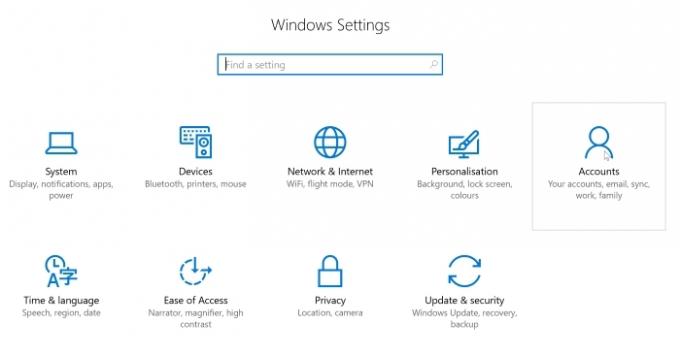 Windows-personvernkontoer
