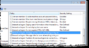 הוסף הודעה למסך הכניסה למשתמשים ב- Windows 7/8/10