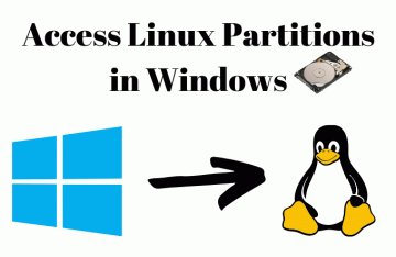 Toegang krijgen tot Linux-partities in Windows