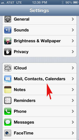 „CardDav iOS“ kontaktai