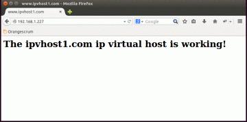 Configuration de Virtualhost Apache basé sur IP et port