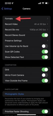 Camera-indelingen iPhone 13 Pro