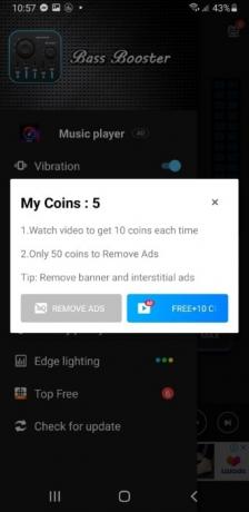 Android Equalizer Bass Booster Advertenties verwijderen